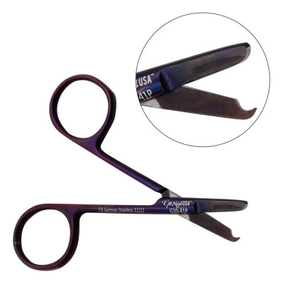 Spencer Stitch Scissors 3 1/2" Purple Coated