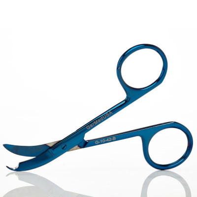 Northbent / Shortbent Stitch Scissors 3 1/2 inch Blue