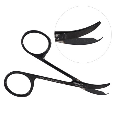 Northbent / Shortbent Stitch Scissors 3 1/2 inch Gun Metal