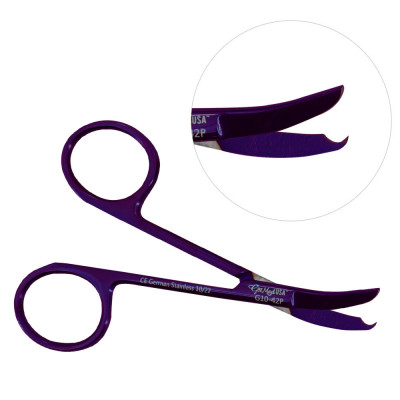 Northbent / Shortbent Stitch Scissors 3 1/2 inch Purple
