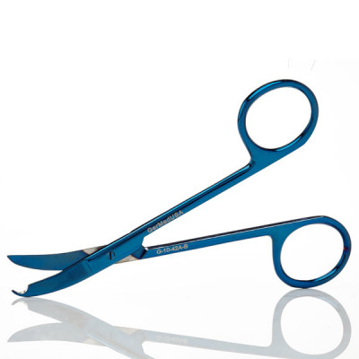 Northbent/Shortbent Stitch Scissors 4 1/2" Blue Coating