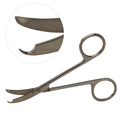 Northbent/Shortbent Stitch Scissors 4 1/2 inch Gun Metal