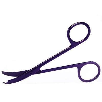 Northbent/Shortbent Stitch Scissors 4 1/2 inch Purple Coated