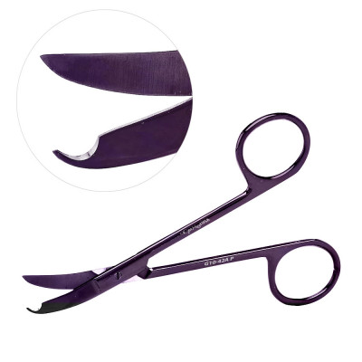 Northbent/Shortbent Stitch Scissors 4 1/2 inch Purple Coated