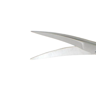 Iris Scissors 4 1/2" Curved, Sharp Points, Left Hand