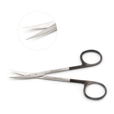 Iris Scissors 4 1/2"  Curved  SuperCut