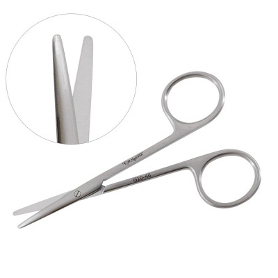 Strabismus Scissors Straight 4 1/2"