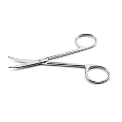 Strabismus Scissors Curved 4 1/2"