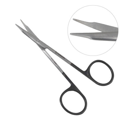 Stevens Tenotomy Scissors 4 1/4 inch Slightly Curved with Blunt Tips