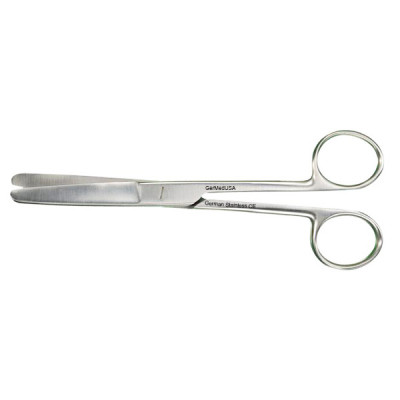 Canine Ear Cropping Scissors Curved - Blunt/Blunt