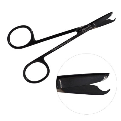 Littauer Stitch Scissors Straight 4 1/2 inch - Gun Metal