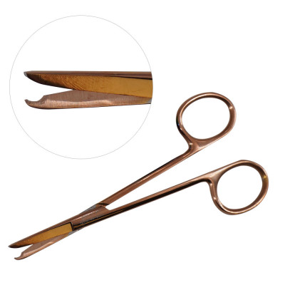 Littauer Stitch Scissors Straight 4 1/2 inch - Rose Gold