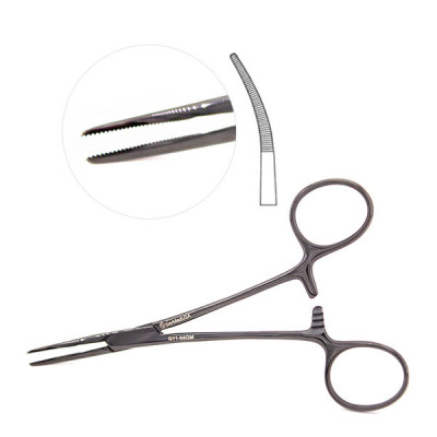 Kelly Hemostatic Forceps 5 1/2 inch Curved, Gun Metal