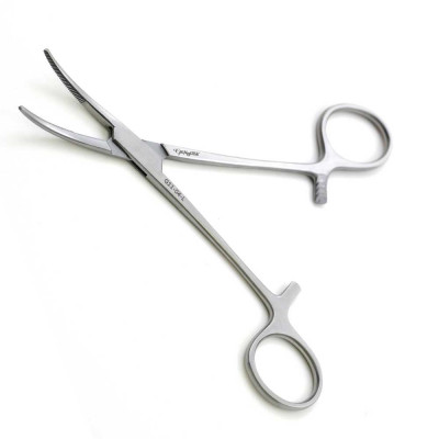 Kelly Hemostatic Forceps 5 1/2" Curved Left Hand