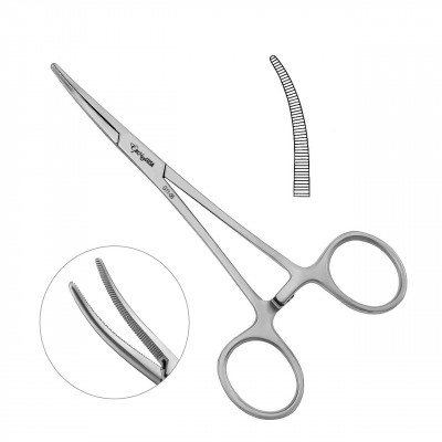 Crile Hemostatic Forceps Curved 5 1/2"