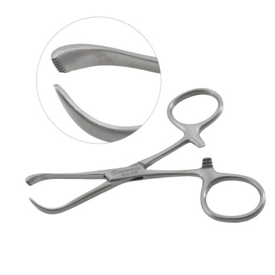 Lorna Non-Perforated Towel Clamp 3 1/2 inch