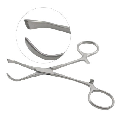 Lorna Non-Perforated Towel Clamp 5 1/4 inch