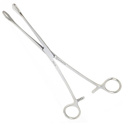 Foerster Sponge Forceps Straight 7 inch Smooth Jaws