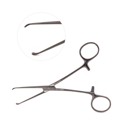 Baby Allis Tissue Forceps 5 1/2`` Delicate Gun Metal Coated