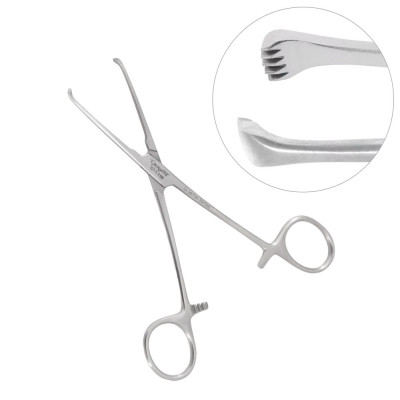 Allis Tissue Forceps 4x5 Teeth, 7 1/2 inch