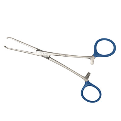 Allis Tissue Forceps 6`` 4x5 Teeth, Ring Blue Coated