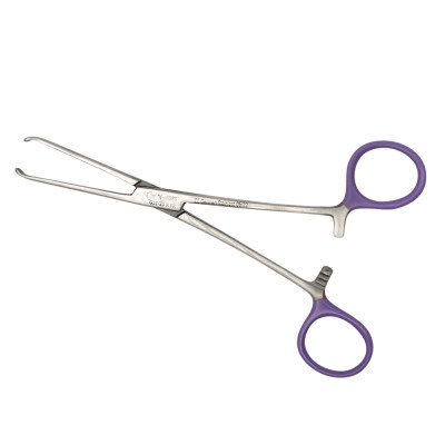 Allis Tissue Forceps 6`` 4x5 Teeth, Purple Ring Coated