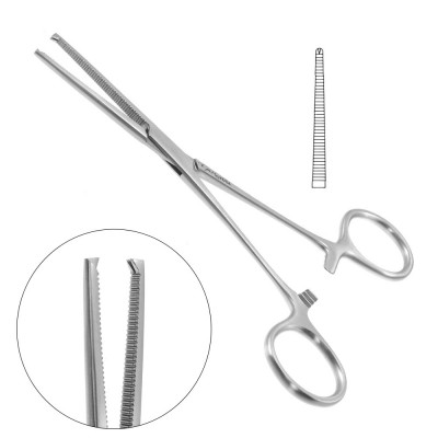 Rochester Ochsner Forceps Straight 6 1/4 inch Delicate