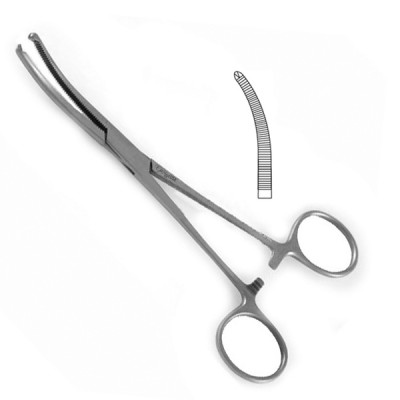 Rochester Ochsner Forceps Curved 7 1/4 inch