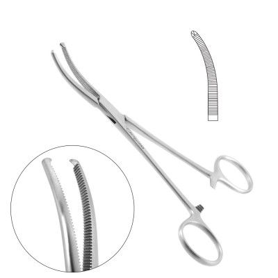 Rochester Ochsner Forceps Curved 8"