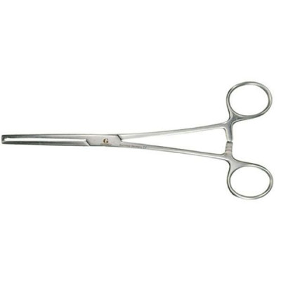 Rochester Ochsner (Kocher) Forceps Straight 1x2 Teeth 9"