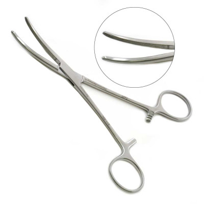 Rochester Carmalt Forceps 8", Curved, Left Hand