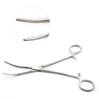 Rochester Carmalt Forceps Curved 8"