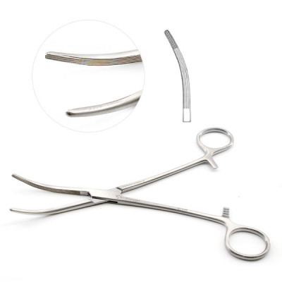 Rochester Carmalt Forceps Curved 8"