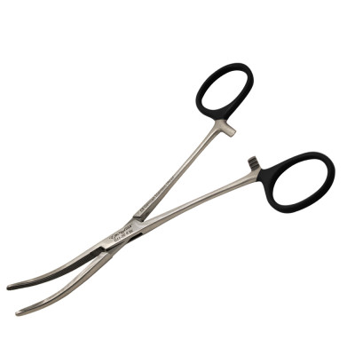 Rochester Carmalt Forceps Curved 6 1/4`` Gun Metal Ring Coated