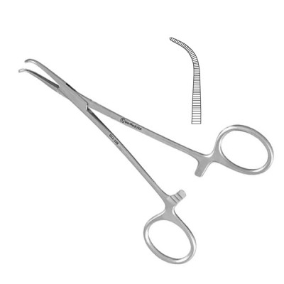 Mixter Hemostatic Forceps Curved 6 1/4 inch Fully Serrated