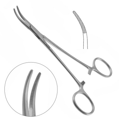 Providence Hospital Hemostatic. Forceps Curved 5 1/2 inch