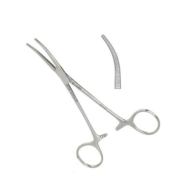 Crile Rankin Hemostatic Forceps Curved 6 1/4 inch