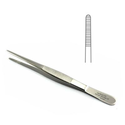 Dressing Forceps 12" Serrated