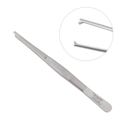 Thumb Tissue Forceps 1x2 Teeth, 5 1/2 inch