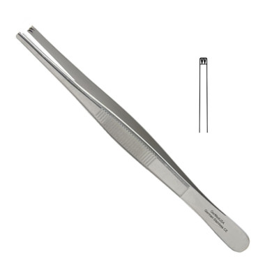 Thumb Tissue Forceps 2x3 Teeth, 5 1/2"