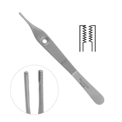 Adson Brown Tissue Forceps 6 inch 7x7 Teeth