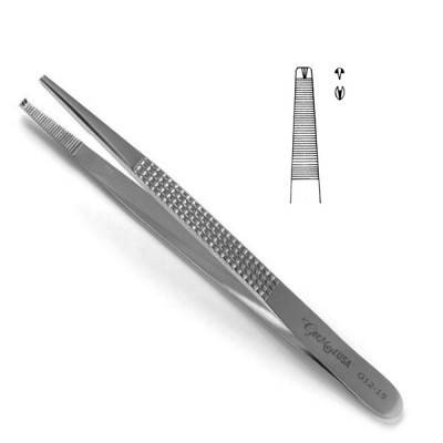 Bonney Tissue Forceps 7 inch, 1x2 Teeth