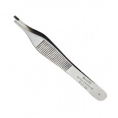 Adson Brown Side Grasping Forceps 7x7 Teeth, 4 3/4"