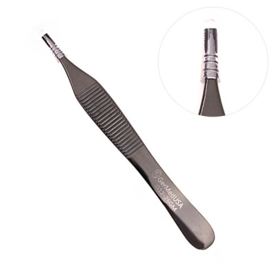 Brown Adson Forceps 4 3/4``, 7x7 Teeth, Gun Metal