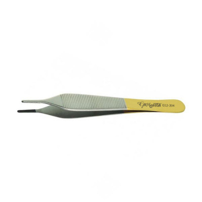 Adson Tissue And Suture Forceps 4 3/4 inch, 1x2 Teeth With Tying Platform