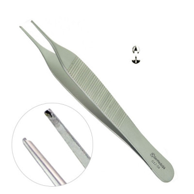 Micro Adson Forceps 1x2 Teeth 4 3/4 inch