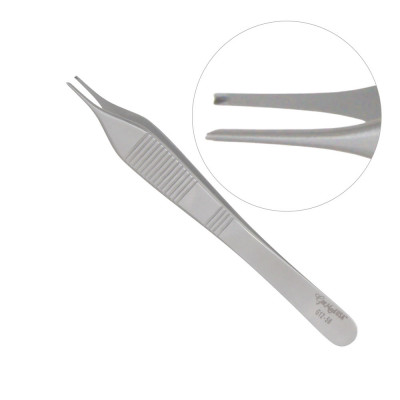 Micro Adson Forceps 1x2 Teeth 4 3/4 inch