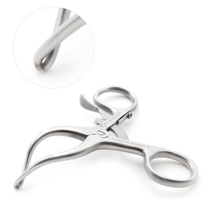 Gelpi Retractor 3 1/2 inch Crossover 90 Degree Angle Blunt Tips