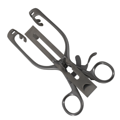 Mayo Adams Retractor 6 3/4 inch With Center Blade And Grip Lock