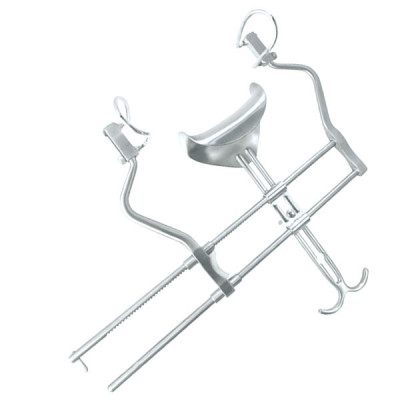 Balfour Abdominal Retractor With Ratchet Bar, 10" Spread